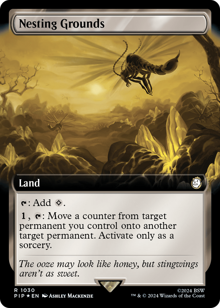 {R} Nesting Grounds (Extended Art) (Surge Foil) [Fallout][PIP 1030]
