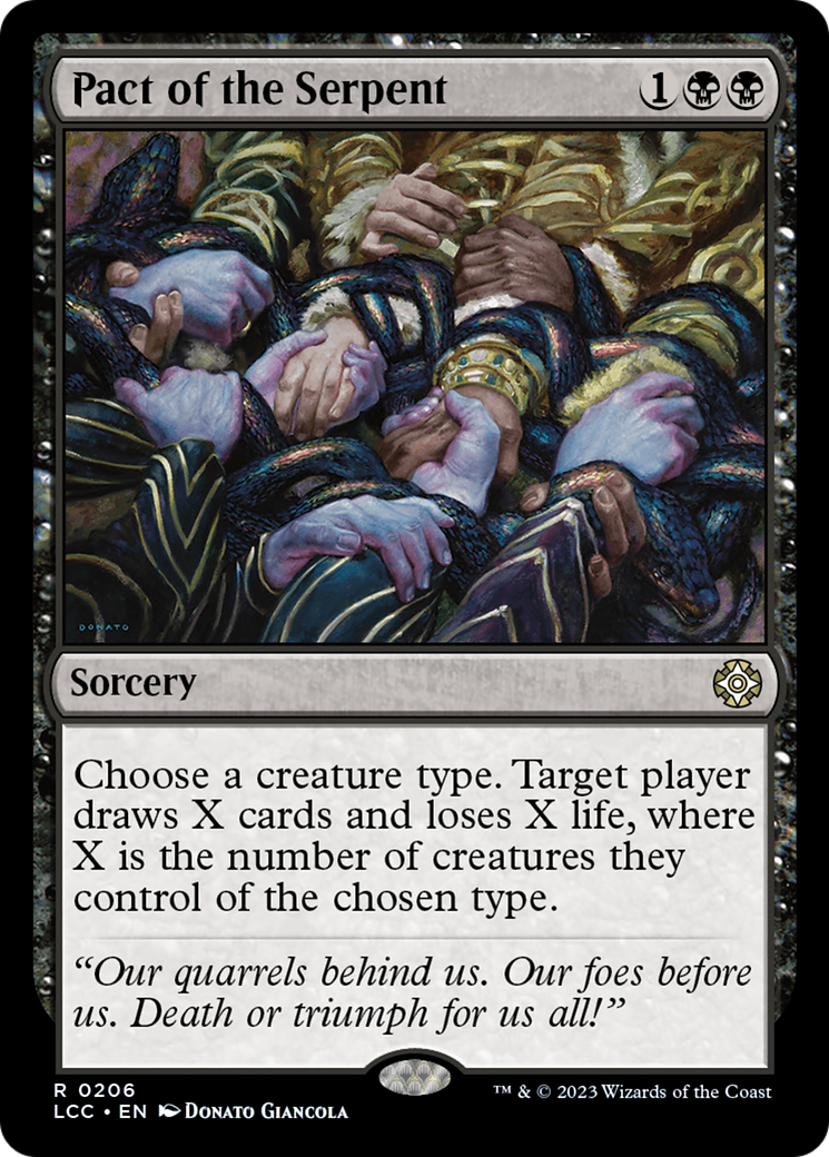 {R} Pact of the Serpent [The Lost Caverns of Ixalan Commander][LCC 206]
