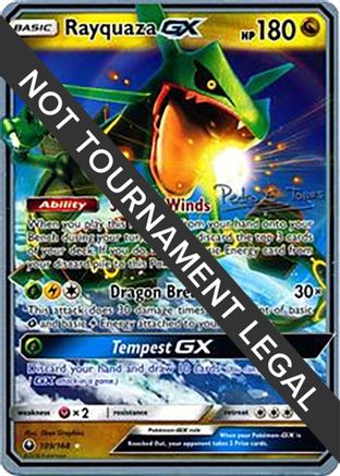[WC PKM-R] Rayquaza GX (109/168) (Dragones y Sombras - Pedro Eugenio Torres) [World Championships 2018]