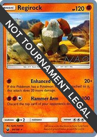 [WC PKM-R] Regirock (80/168) (Buzzroc - Naohito Inoue) [World Championships 2018]