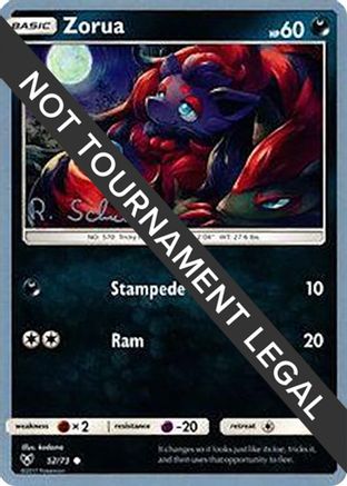 [PKM] Zorua (52/73) (Victory Map - Robin Schulz) [World Championships 2018]