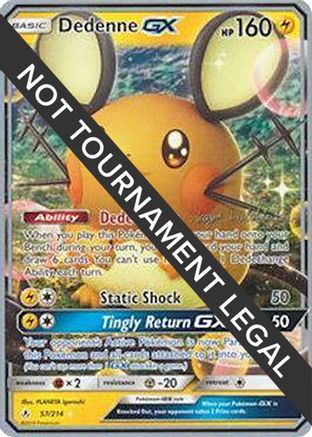 [PKM] Dedenne GX (57/214) (Fire Box - Kaya Lichtleitner) [World Championships 2019]