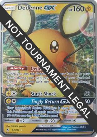 [PKM] Dedenne GX (57/214) (Pikarom Judge - Haruki Miyamoto) [World Championships 2019]