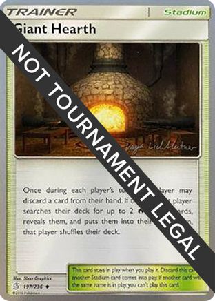 [PKM] Giant Hearth (197/236) (Fire Box - Kaya Lichtleitner) [World Championships 2019]
