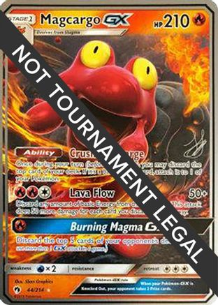 [WC PKM-R] Magcargo GX (44/212) (Perfection - Henry Brand) [World Championships 2019]