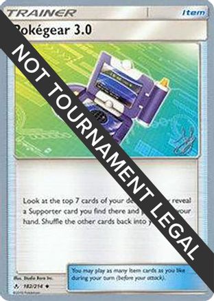[PKM] Pokegear 3.0 (182/214) (Perfection - Henry Brand) [World Championships 2019]