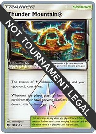 [PKM] Thunder Mountain Prism Star (191/214) (Pikarom Judge - Haruki Miyamoto) [World Championships 2019]
