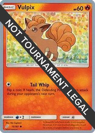 [PKM] Vulpix (15/181) (Fire Box - Kaya Lichtleitner) [World Championships 2019]