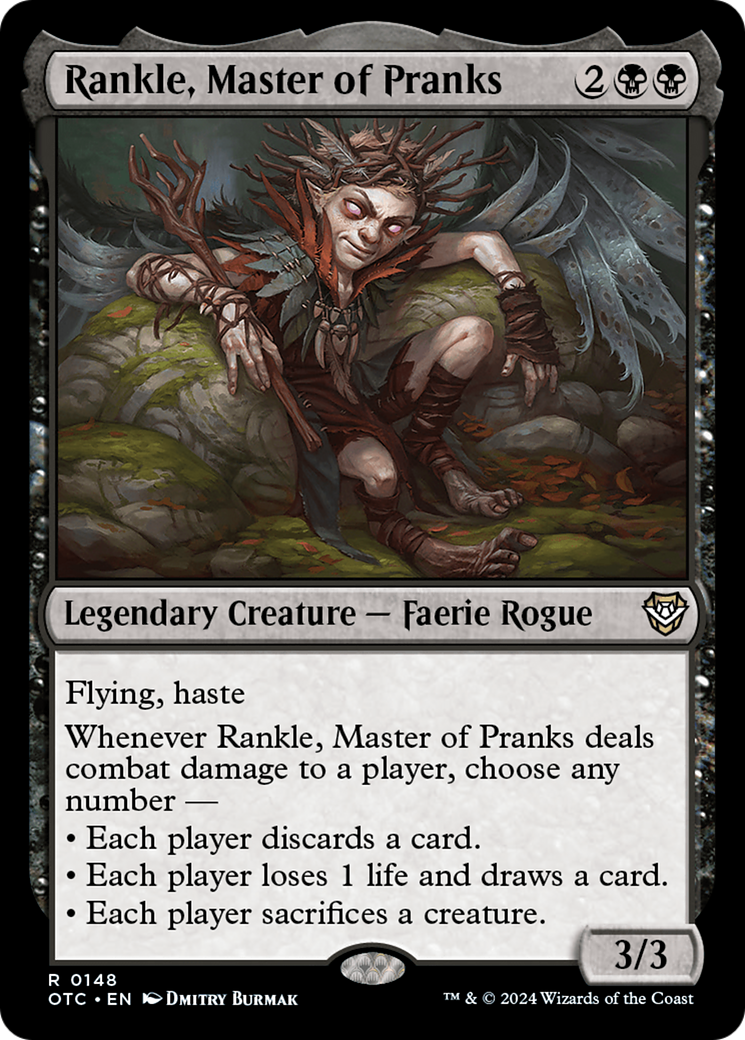 {R} Rankle, Master of Pranks [Outlaws of Thunder Junction Commander][OTC 148]