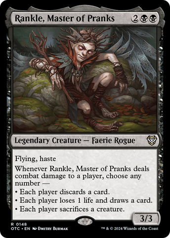 {R} Rankle, Master of Pranks [Outlaws of Thunder Junction Commander][OTC 148]