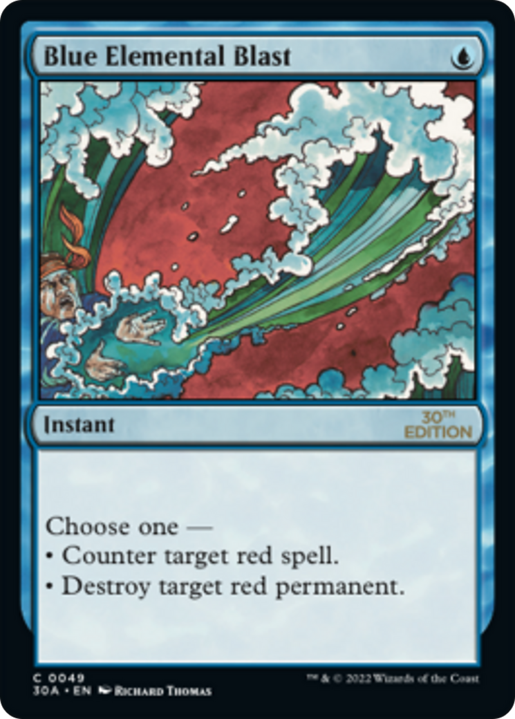 {C} Blue Elemental Blast [30th Anniversary Edition][30A 049]