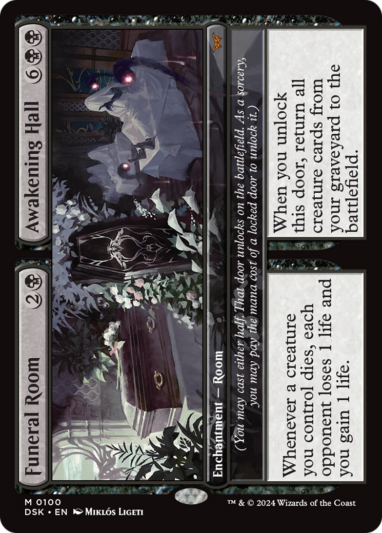 {@R} Funeral Room // Awakening Hall [Duskmourn: House of Horror][DSK 100]