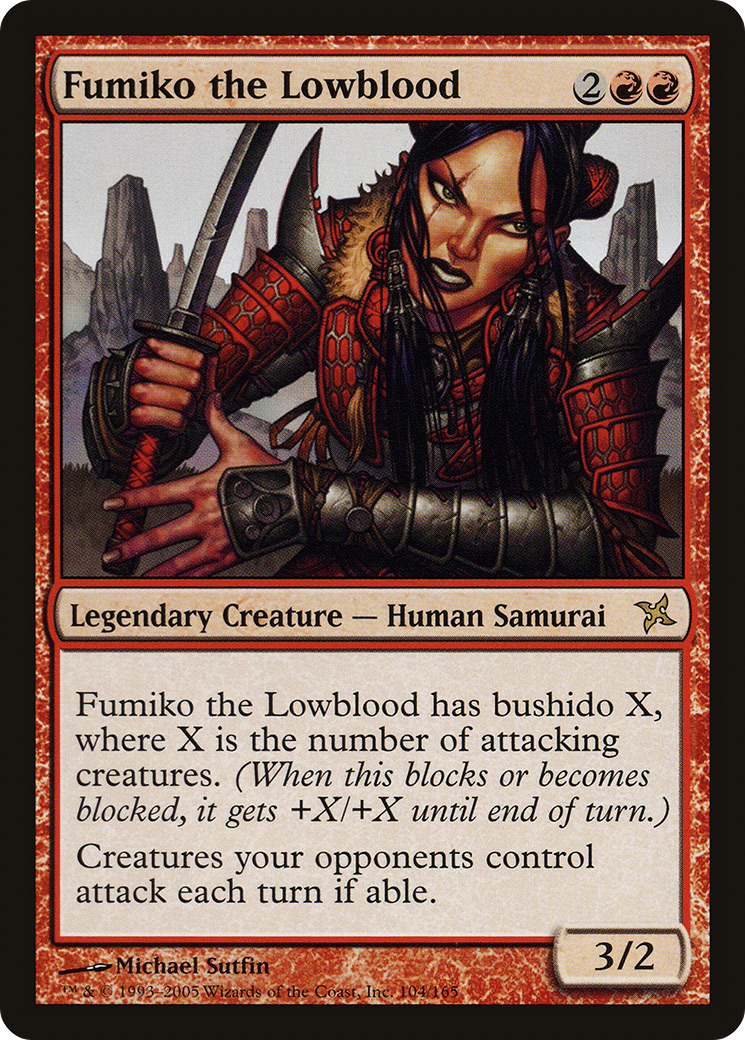 {R} Fumiko the Lowblood [Betrayers of Kamigawa][BOK 104] - Misty Mountain Games