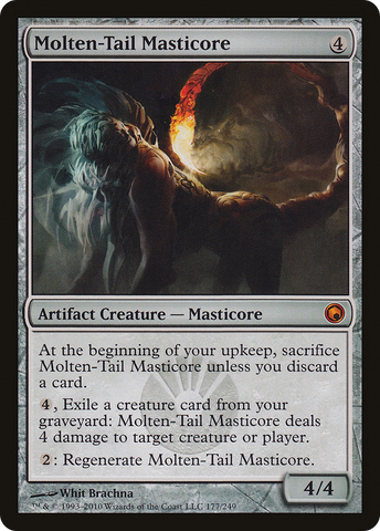 {R} Molten-Tail Masticore [Scars of Mirrodin][SOM 177]