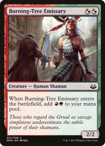 {C} Burning-Tree Emissary [Modern Masters 2017][MM3 207]