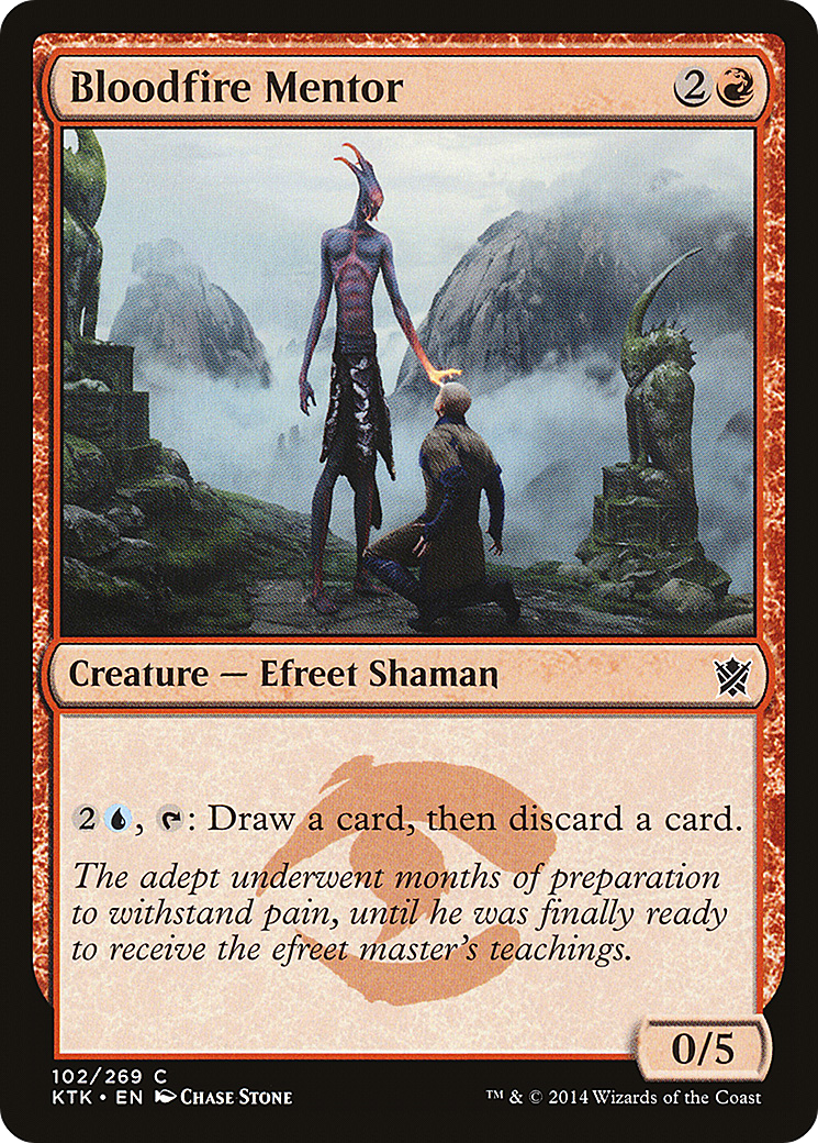 {C} Bloodfire Mentor [Khans of Tarkir][KTK 102]