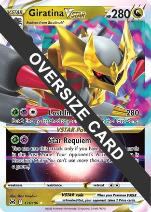 [JUM PKM-R] Giratina VSTAR (131/196) (Jumbo Card) [Sword & Shield: Lost Origin]