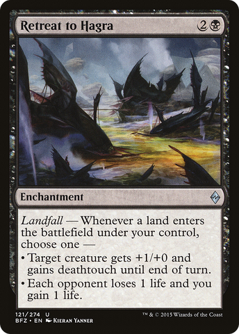 {C} Retreat to Hagra [Battle for Zendikar][BFZ 121]