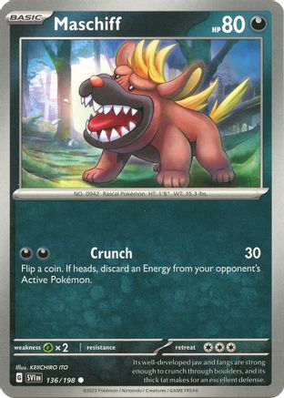 [PKM] Maschiff (136/198) [Scarlet & Violet: Base Set]