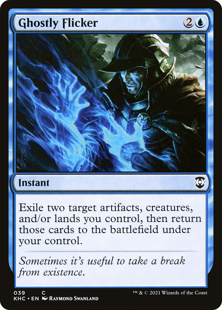{C} Ghostly Flicker [Kaldheim Commander][KHC 039]