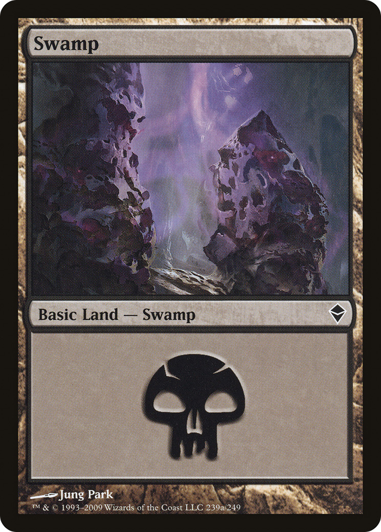 {B}[ZEN 239] Swamp (239a) [Zendikar]