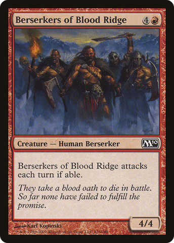 {C} Berserkers of Blood Ridge [Magic 2010][M10 126]