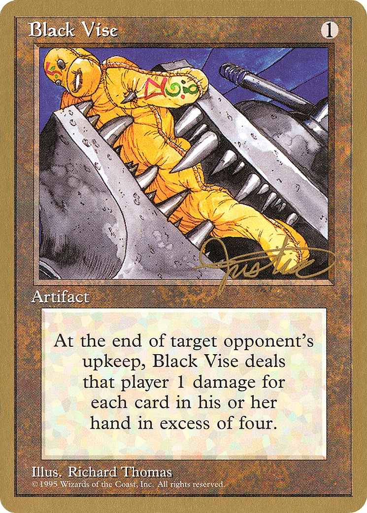 {C} Black Vise (Mark Justice) [Pro Tour Collector Set][GB PTC MJ299]