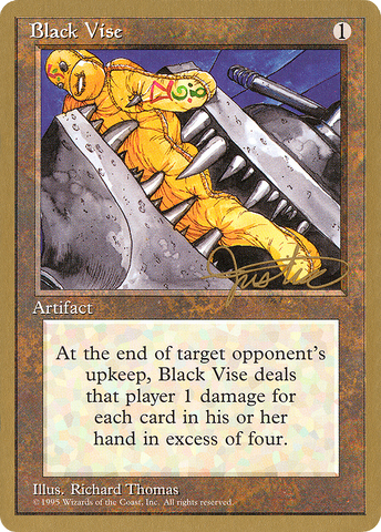{C} Black Vise (Mark Justice) [Pro Tour Collector Set][GB PTC MJ299]