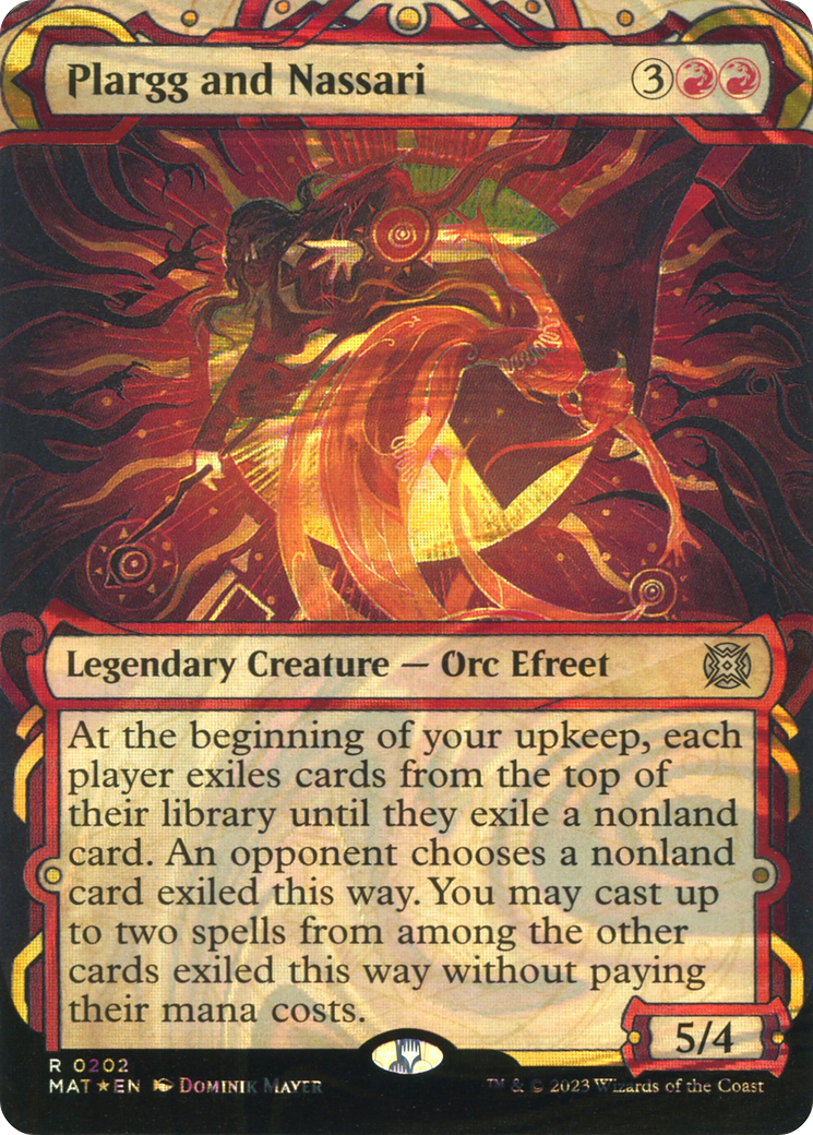 {R} Plargg and Nassari (Showcase Halo Foil) [March of the Machine: The Aftermath][MAT 202]