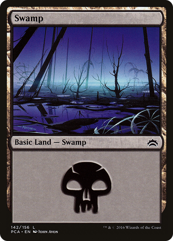 {B}[PCA 142] Swamp (142) [Planechase Anthology]
