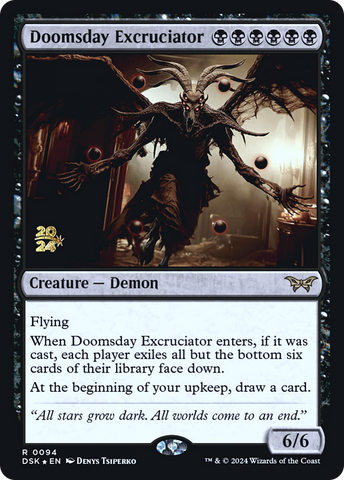 {@R} Doomsday Excruciator [Duskmourn: House of Horror Prerelease Promos][PR DSK 094]