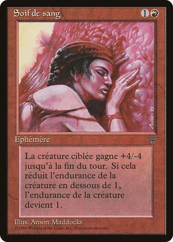 {C} Blood Lust (French) - "Soif de sang" [Renaissance][REN 075]