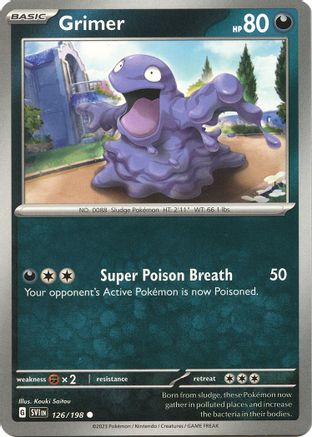 [PKM] Grimer 126 - SV01 Scarlet & Violet Base Set