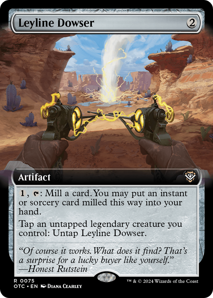{R} Leyline Dowser (Extended Art) [Outlaws of Thunder Junction Commander][OTC 075]