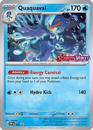 [PKM] Quaquaval (005) [Scarlet & Violet: Black Star Promos]
