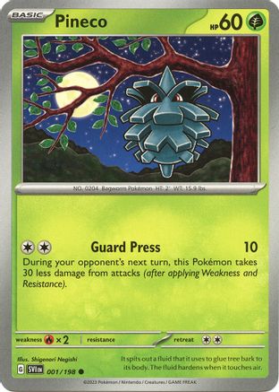 [PKM] Pineco 1 - SV01 Scarlet & Violet Base Set