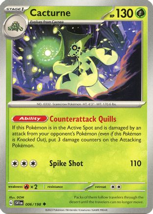 [PKM] Cacturne - 006/198 6 - SV01 Scarlet & Violet Base Set