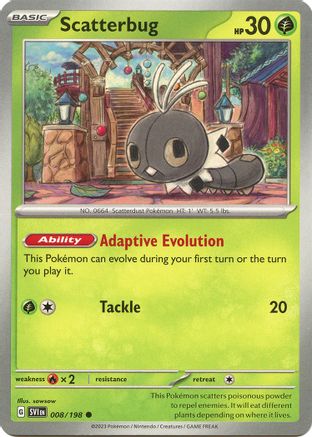 [PKM] Scatterbug 8 - SV01 Scarlet & Violet Base Set