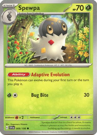 [PKM] Spewpa 9 - SV01 Scarlet & Violet Base Set