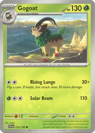 [PKM] Gogoat 12 - SV01 Scarlet & Violet Base Set