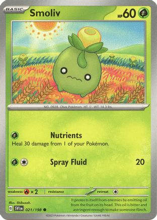 [PKM] Smoliv - 021/198 21 - SV01 Scarlet & Violet Base Set