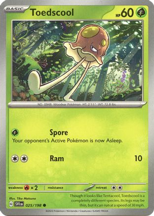 [PKM] Toedscool - 025/198 25 - SV01 Scarlet & Violet Base Set