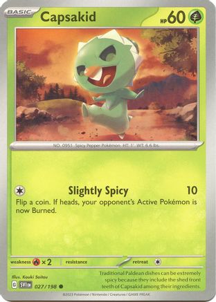 [PKM] Capsakid (027/198) [Scarlet & Violet: Base Set]