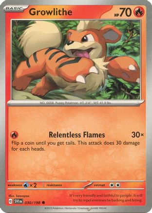 [PKM] Growlithe - 030/198 30 - SV01 Scarlet & Violet Base Set