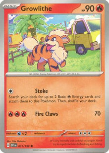 [PKM] Growlithe - 031/198 31 - SV01 Scarlet & Violet Base Set
