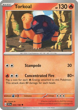 Torkoal 35 - SV01 Scarlet & Violet Base Set