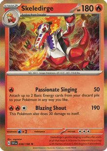 [PKM] Skeledirge 38 - SV01 Scarlet & Violet Base Set Holofoil