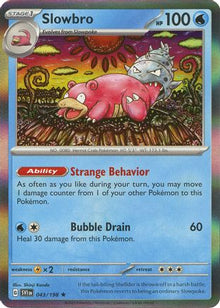 [PKM] Slowbro 43 - SV01 Scarlet & Violet Base Set Holofoil
