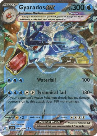 [PKM] Gyarados ex - 045/198 45 - SV01 Scarlet & Violet Base Set Holofoil