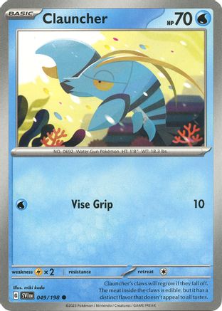 [PKM] Clauncher (049/198) [Scarlet & Violet: Base Set]